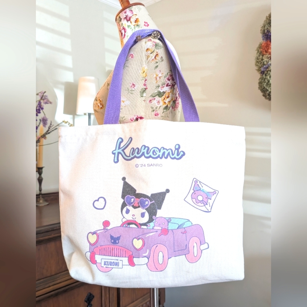 Sanrio Kuromi White Tote‎ Bag